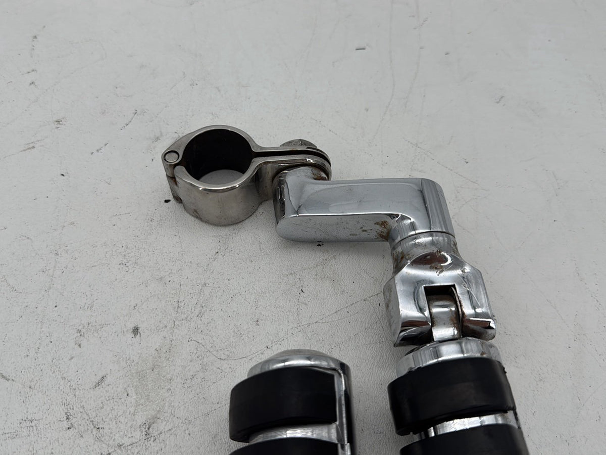 96 Harley Road King Touring Police Front Right Left Highway Foot Pegs Kuryakyn