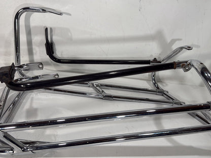 2003 Harley Electra Glide Touring Ultra FLHTCUI OEM Rear Left Right Saddlebag Guard Rails Bar