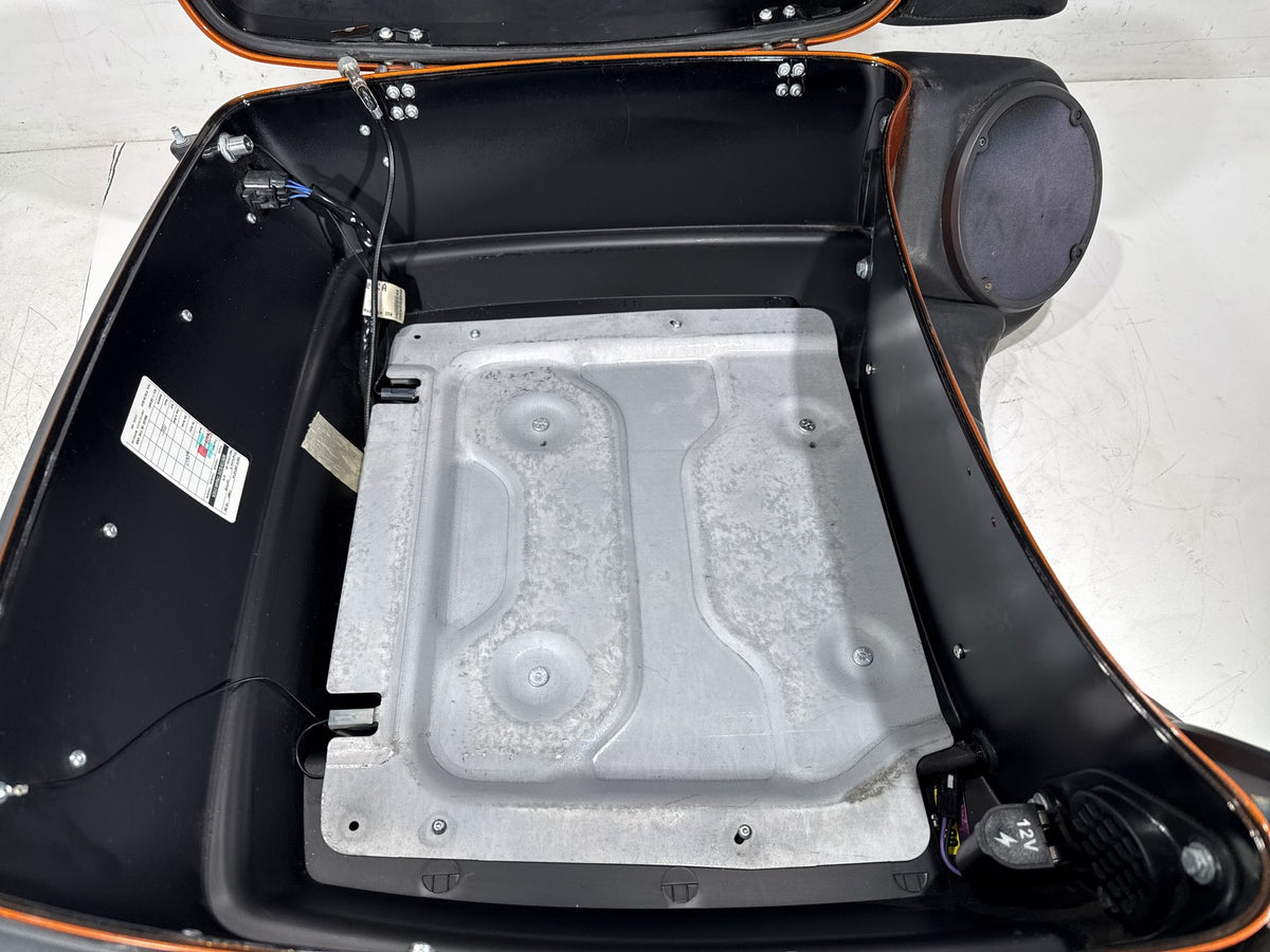 2014 Harley Electra Glide Touring Ultra OEM Pass Backrest Tour Pak Luggage NOKey