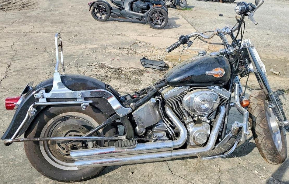 2002, Harley-Davidson, Softail, Fat Boy, FLSTFI
