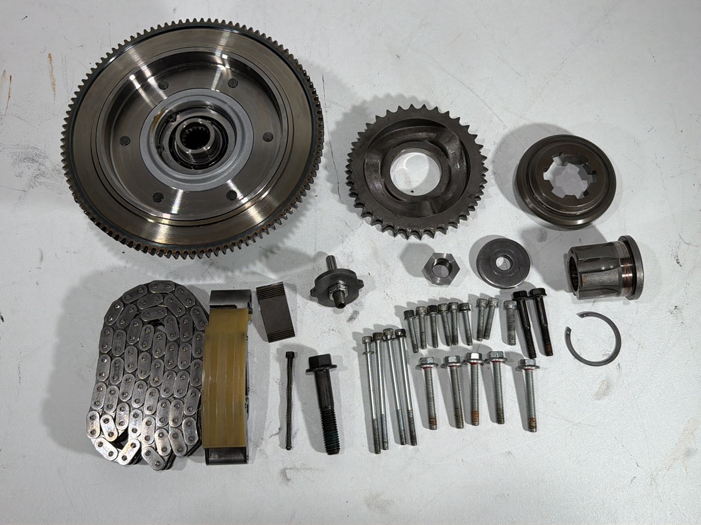 2011 Harley Heritage Softail Classic FLSTC OEM Clutch Basket Chain Tensioner Kit