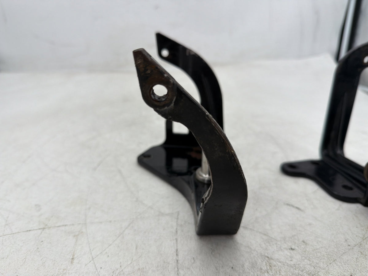 2001 Harley Fat Boy Softail FLSTF OEM Left Right Driver Footpeg Bracket Mounts