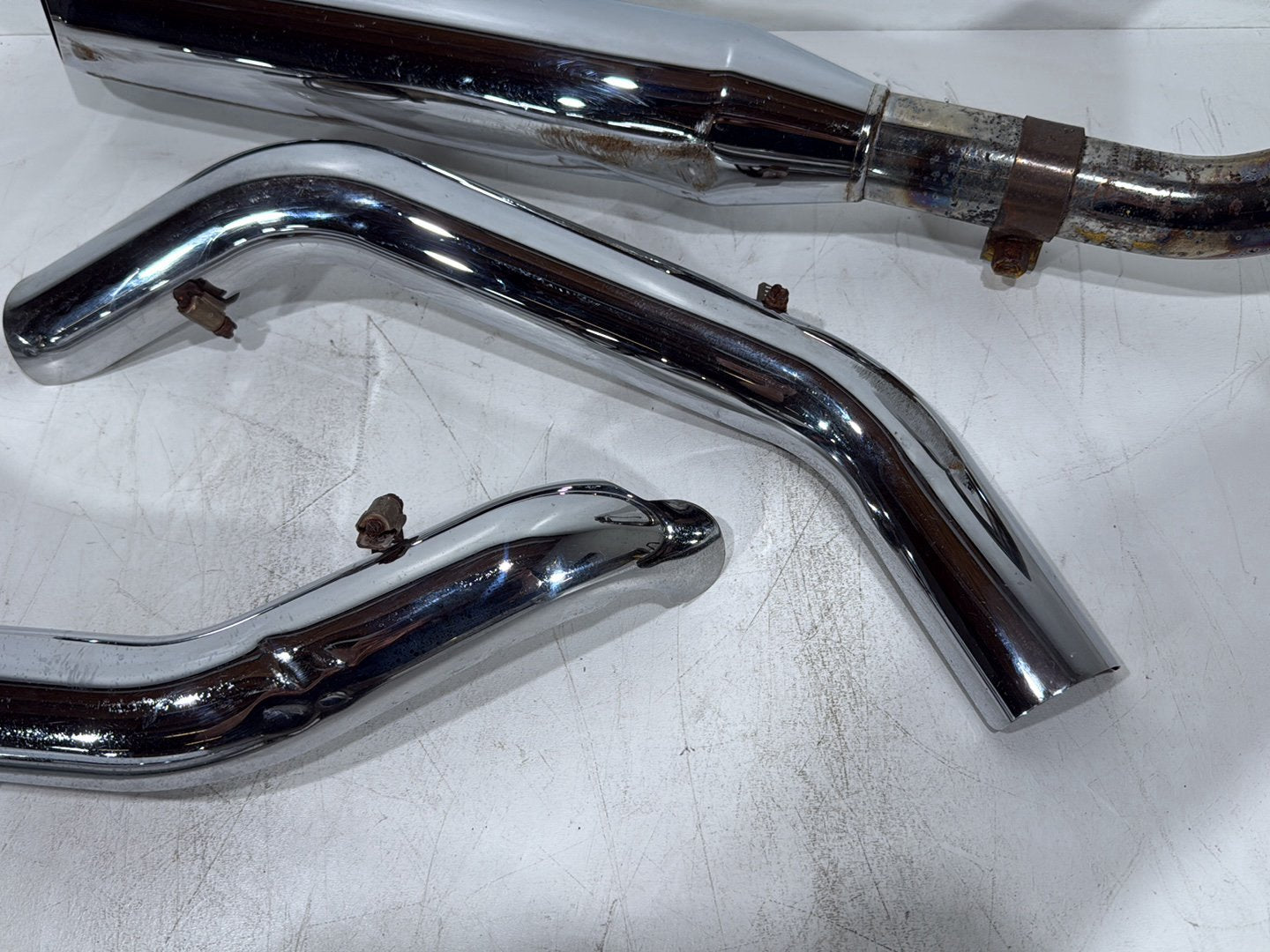 2013 Harley Forty-Eight Sportster 1200X OEM Exhaust Header Pipes Muffler