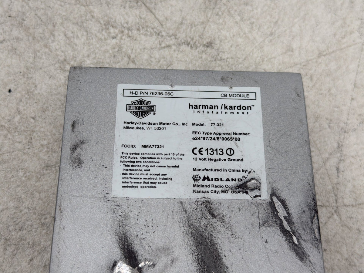 2011 Harley Electra Glide Touring Ultra OEM CB Harman Kardon Radio Module