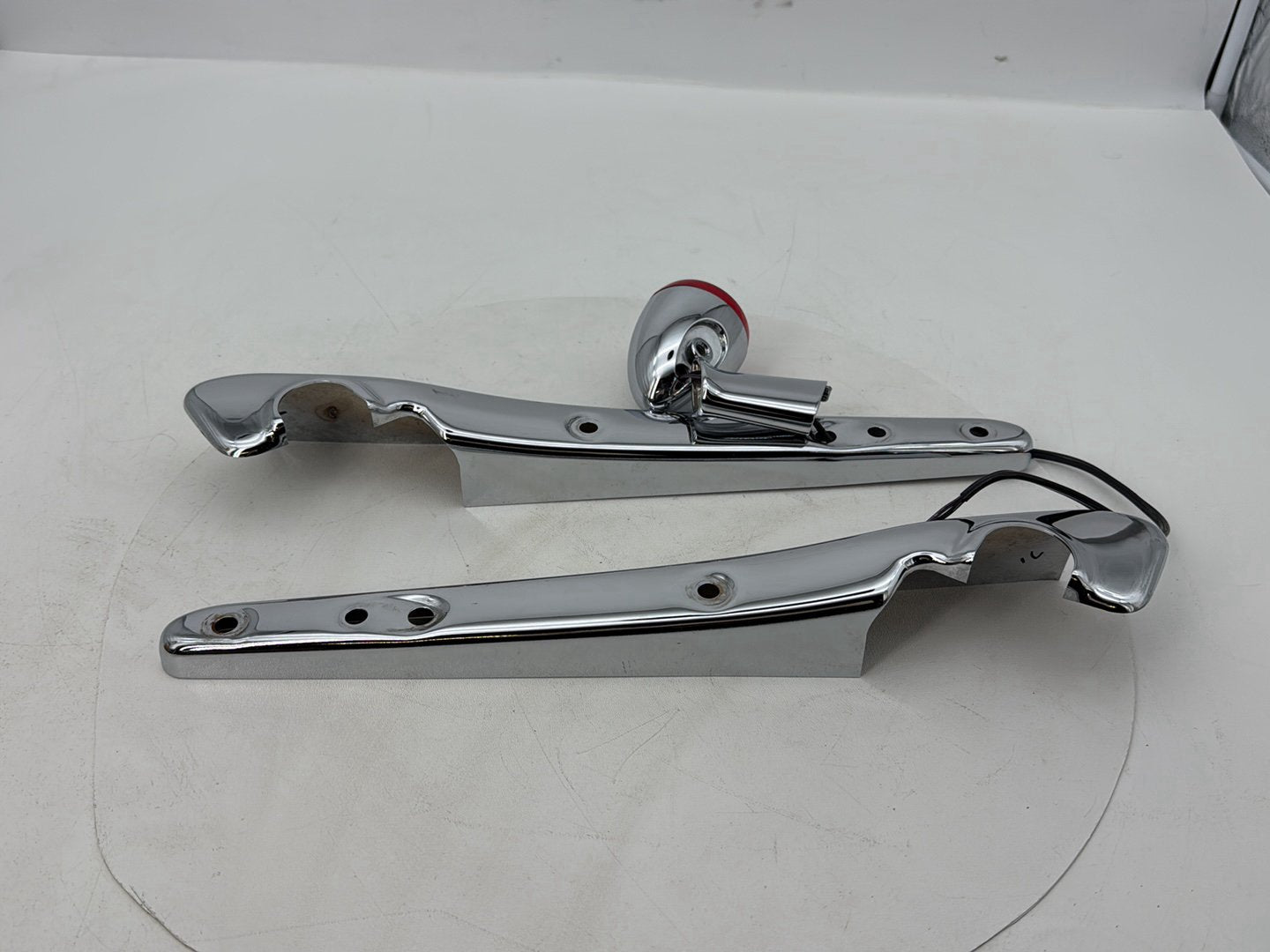 2004 - 2013 Harley-Davidson Sportster 883 Custom Rear Left Right Fender Struts Bracket & Turn Signal  59902-04