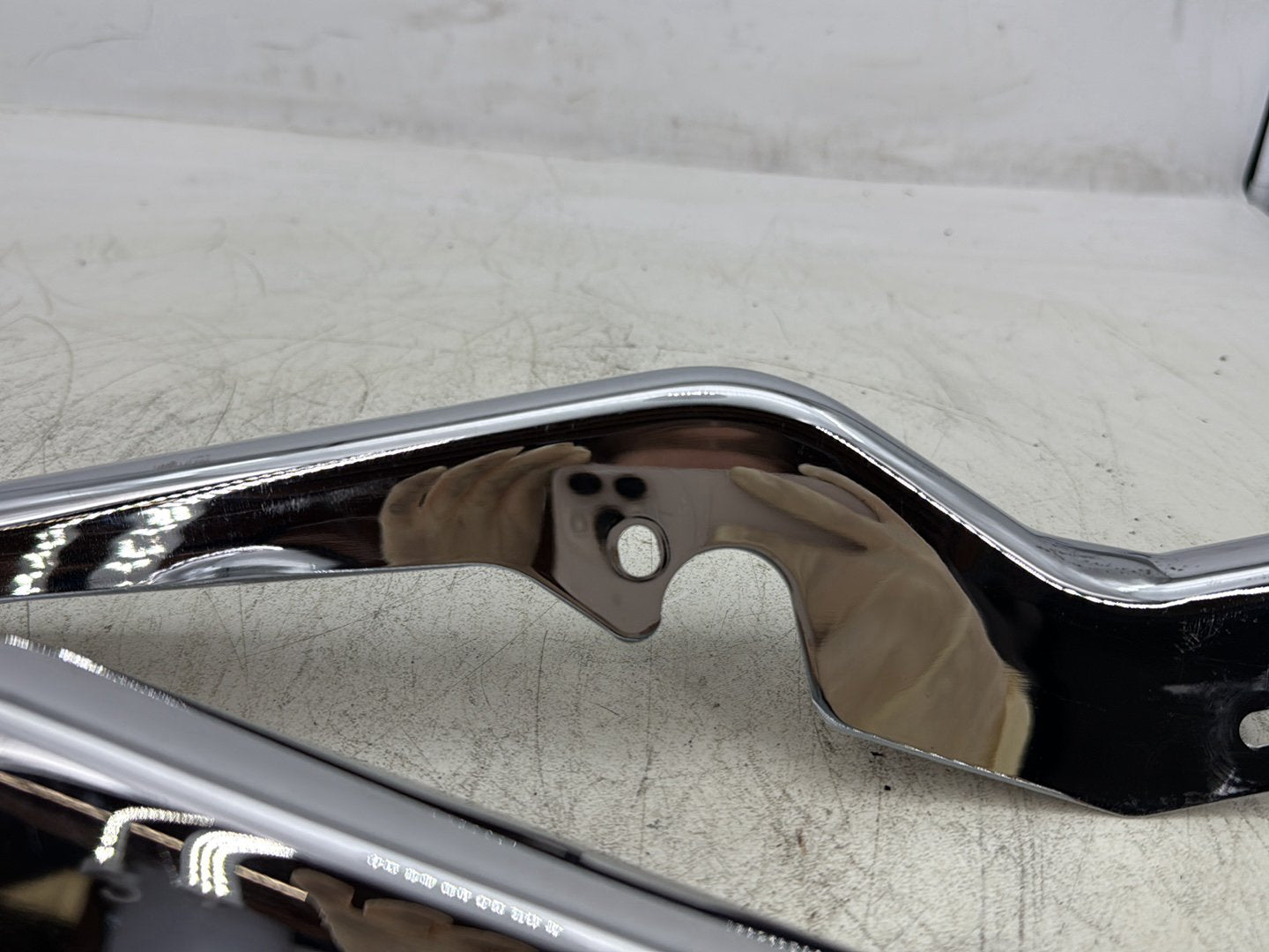 2007 Harley Touring FLHTC Electra Glide Classic OEM Left Right Saddlebag Fender Struts Brackets