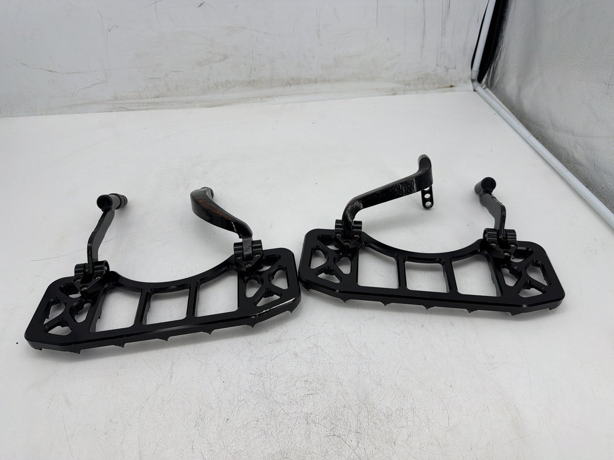 06 Harley Street Glide Touring Left Right Driver Floorboard Foot Rest CNC Billet