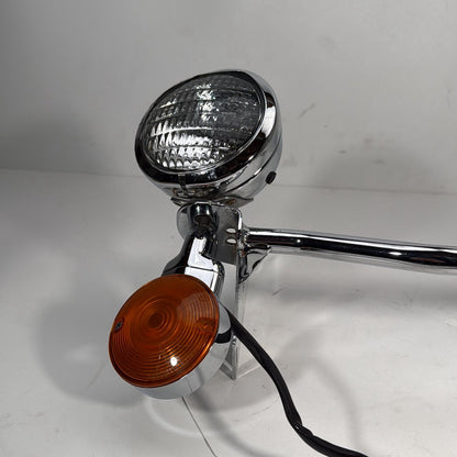 1984 - 1998 Harley-Davidson Touring Road King Police Front Turn Signal Indicators Aux Light Bar  	68712-94A