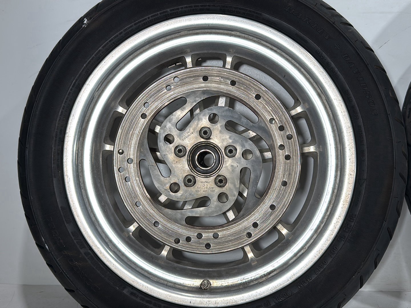 2006 Harley Dyna Super Glide Custom FXDCI OEM Front & Rear Wheel Rim Tire
