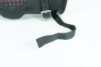1999 - 2006 Harley-Davidson Dyna Wide Glide Front Onboard Tool Bag Leather Storage Aftermarket