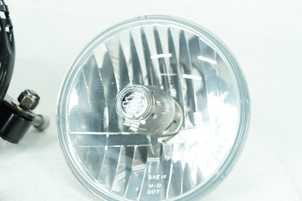 Harley Misc Custom Anniversary XL1200C OEM Headlight Headlamp Head Light Halogen