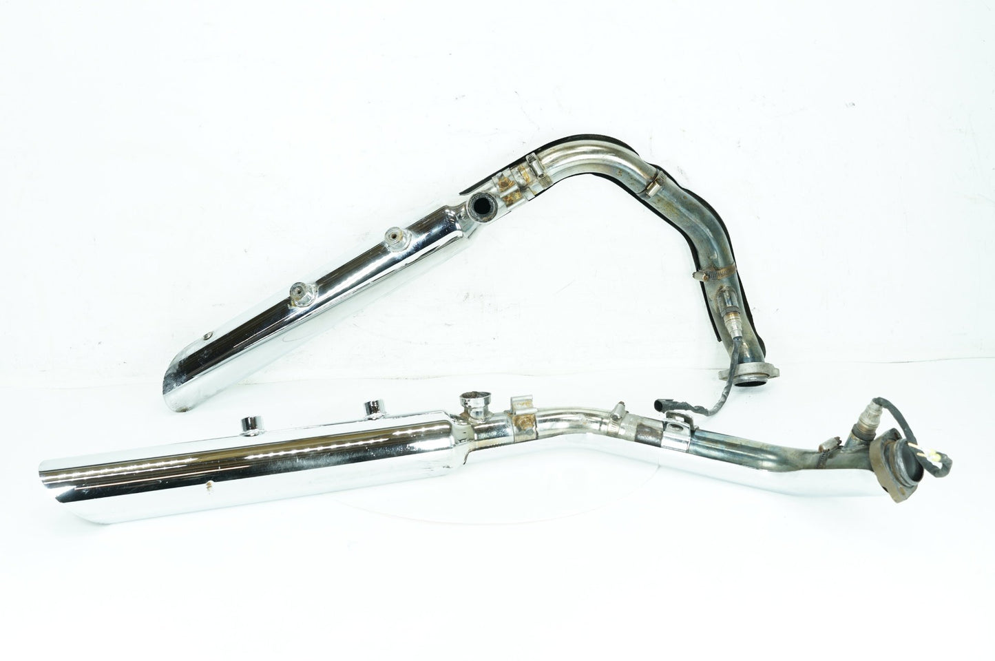 2004 - 2022 Harley-Davidson Sportster Custom Anniversary Exhaust Header Pipes Muffler 64942-07