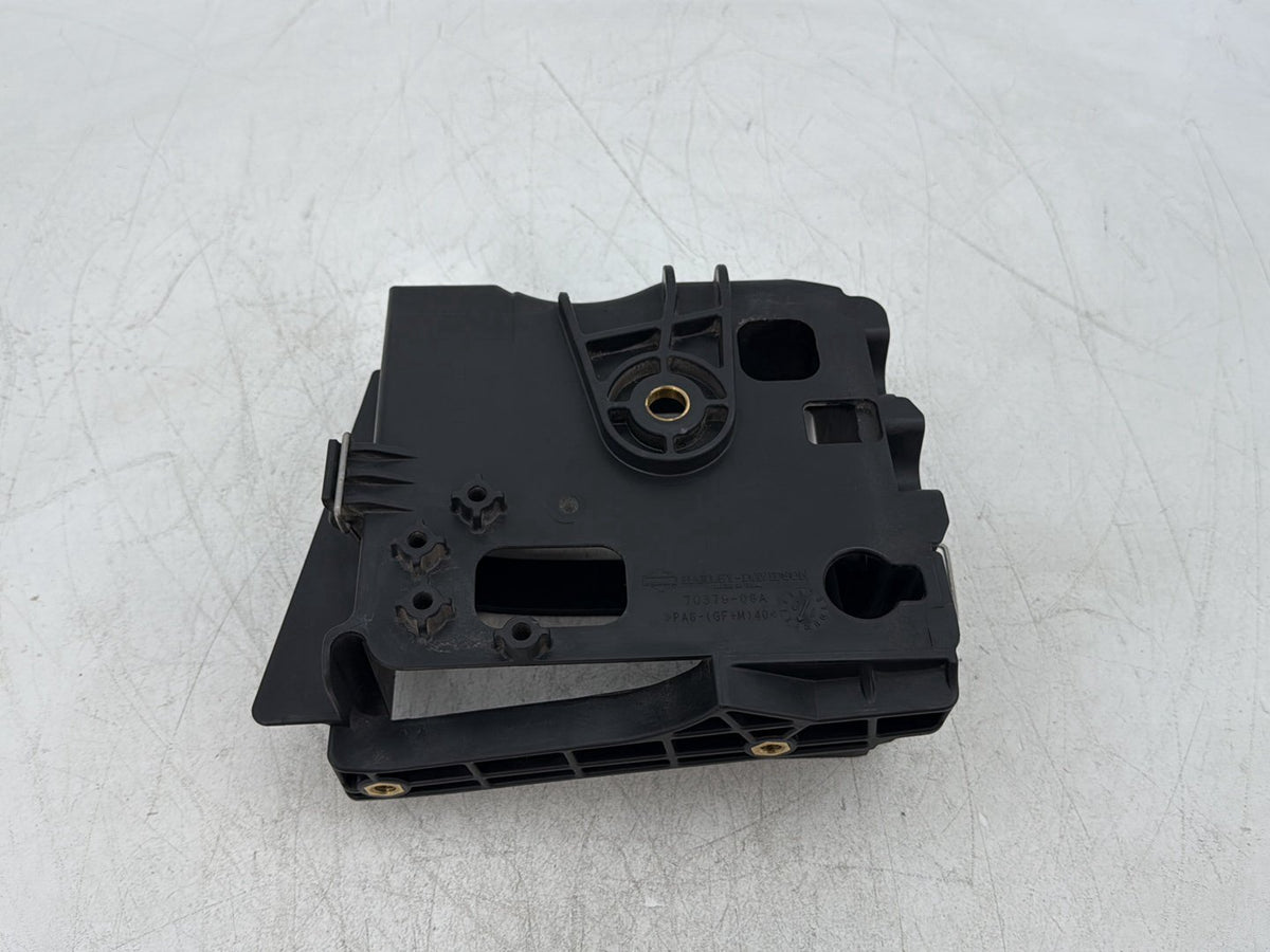 2010 Harley Dyna Fat Bob FXDF OEM Battery Tray Bracket Holder Carrier