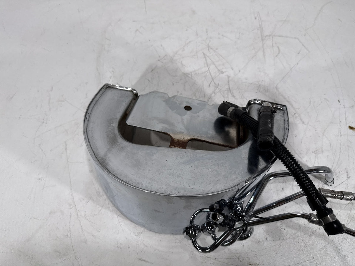 03 Harley Softail Deuce FXSTDI OEM Oil Tank Reservoir Bottle Canister & Dipstick