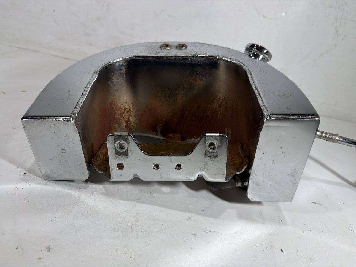 01 Harley Softail Deuce FXSTD OEM Oil Tank Reservoir Bottle Canister & Dipstick