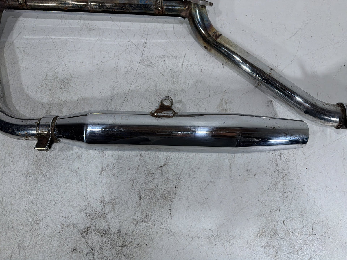 1991 Harley Sportster 883 Deluxe XLH883 OEM Exhaust Header Pipes Muffler