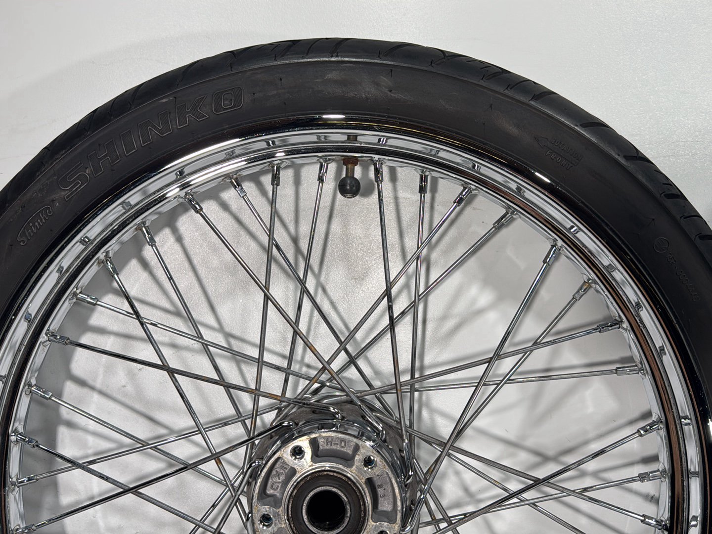 2006 Harley Dyna FXDWGI Wide Glide OEM Front Rear Wheel Rim Tire Spoked