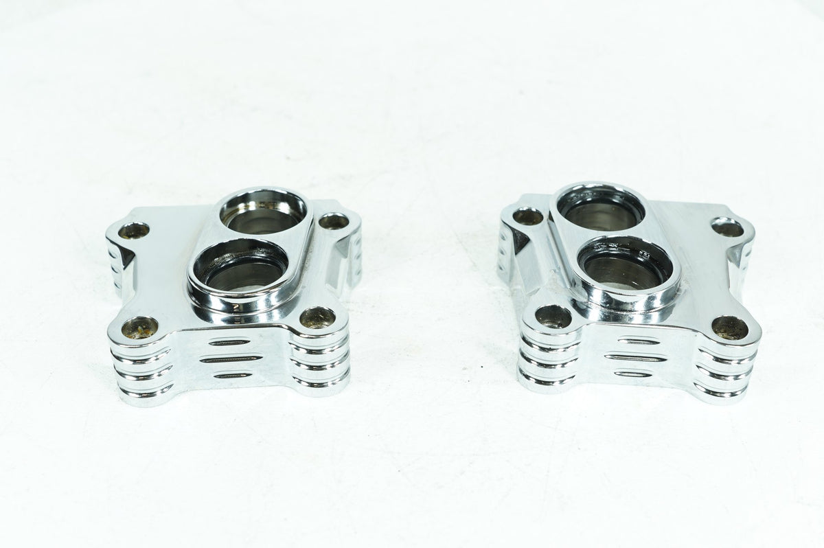 2004 Harley Softail FLSTCI Heritage OEM Tappet Engine Lifter Chrome Covers
