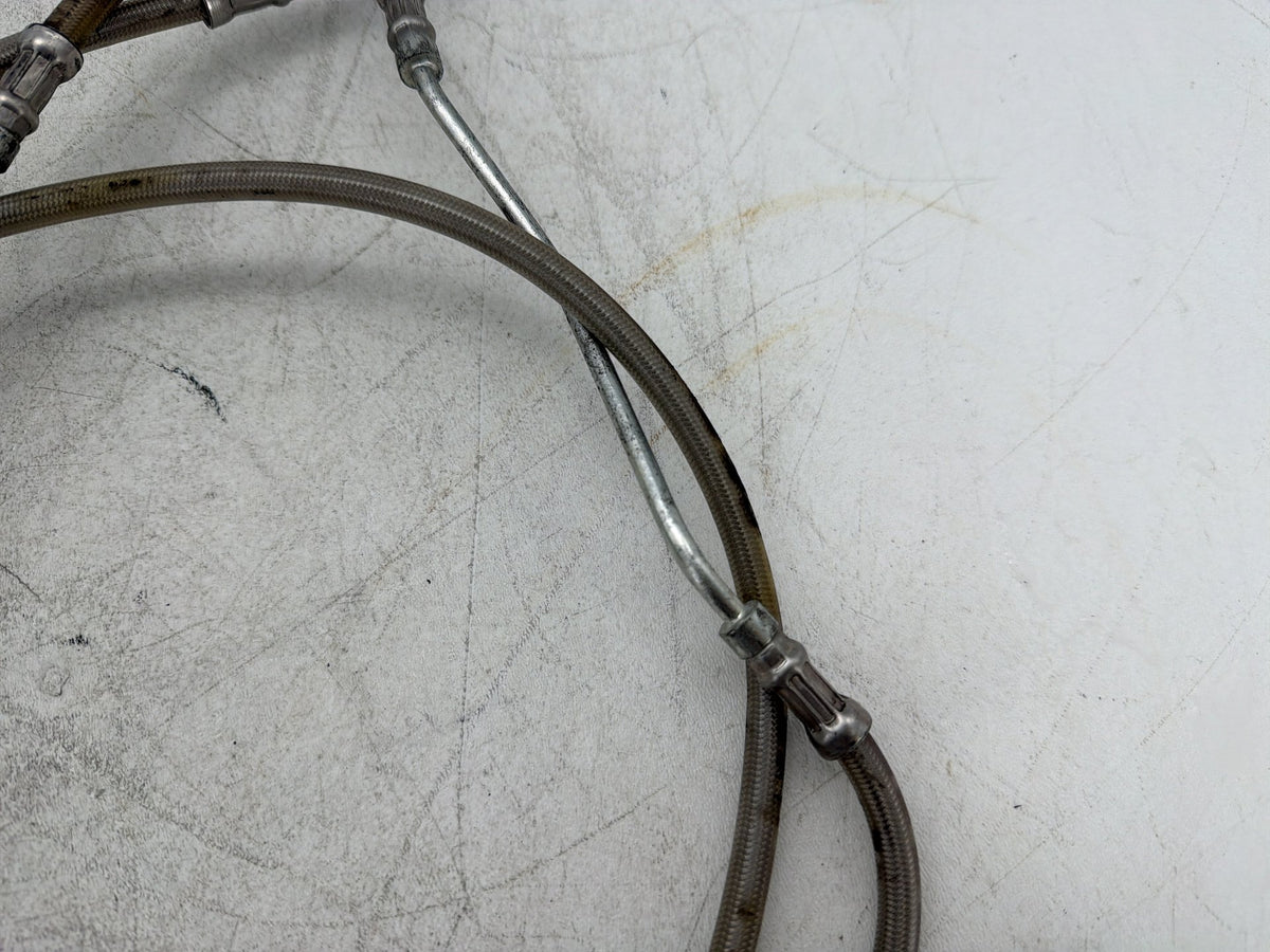 2009 Harley Electra Glide Touring CVO Eagle OEM Front Brake Hose Line Pipe ABS