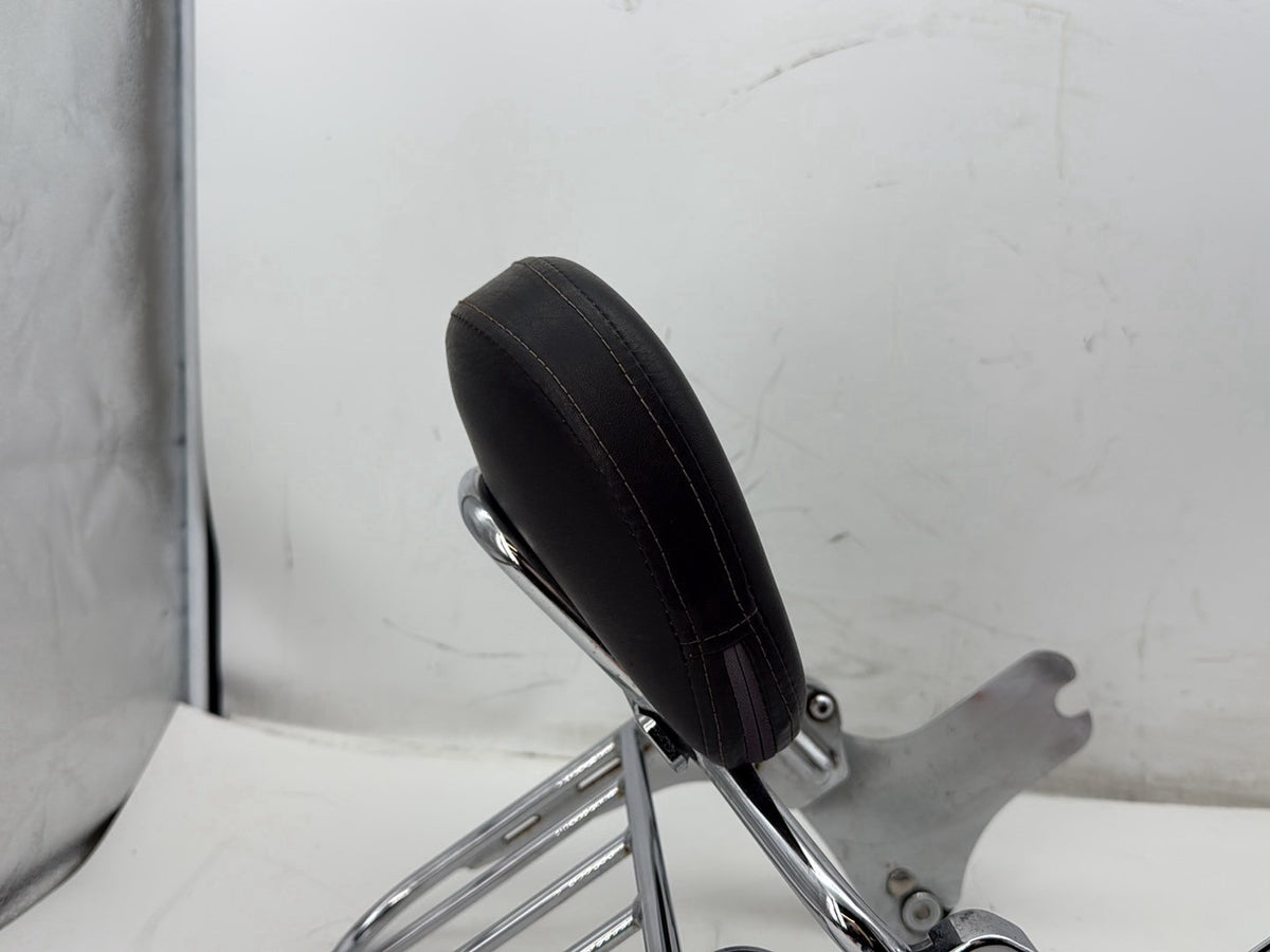 2008 Harley Road King Touring FLHR OEM Rear Sissy Bar w/ Backrest Cushion Pad