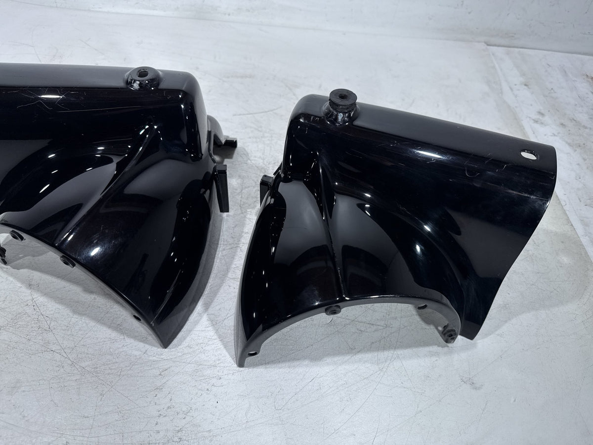 2010 Harley Road King Touring Police OEM Left & Right Headlamp Nacelle Covers