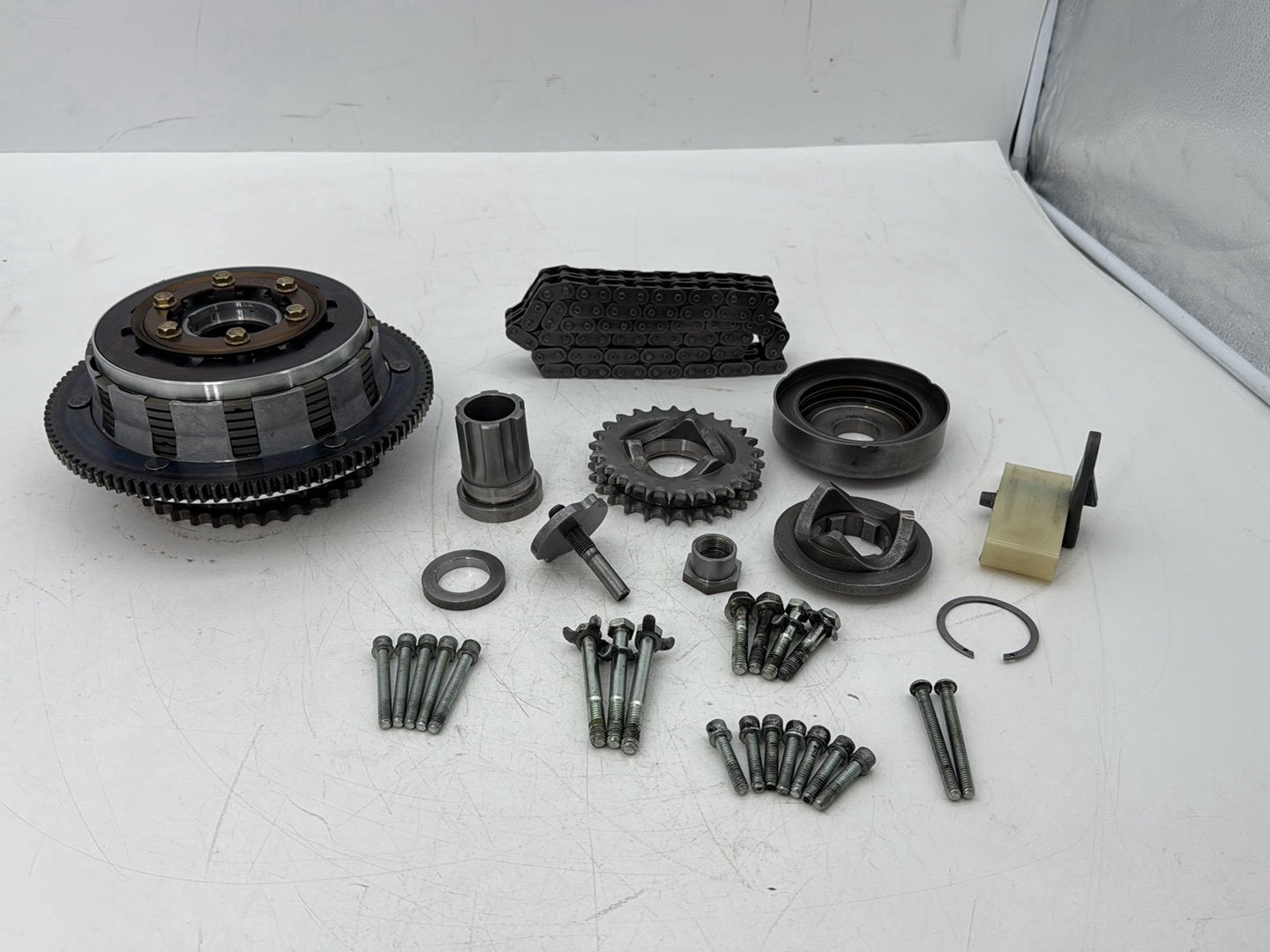 2002 Harley Dyna FXD Super Glide OEM Clutch Basket Chain Tensioner Kit