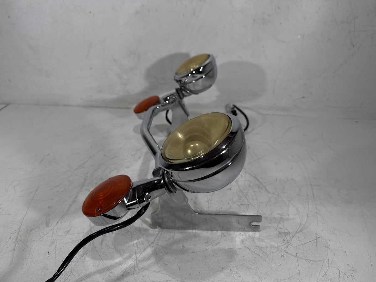 2012 Harley Electra Touring Ultra OEM Front Turn Signal Indicators Aux Light Bar