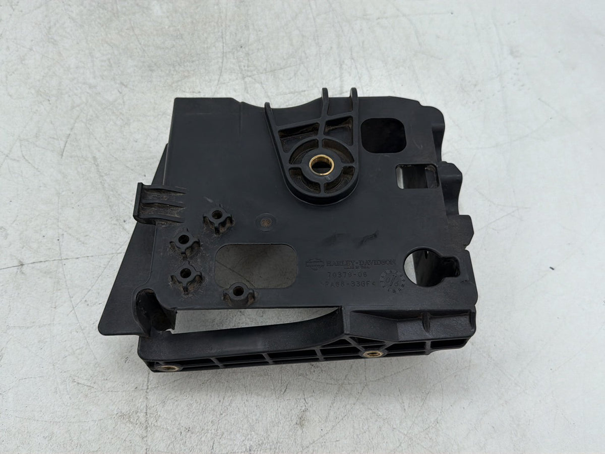 2007 Harley Dyna Street Bob FXDB OEM Battery Tray Bracket Holder Carrier