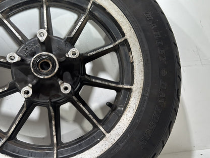 1997 Harley Road King Touring Police Front & Rear Wheel Rim Tire 43402-87A 16"