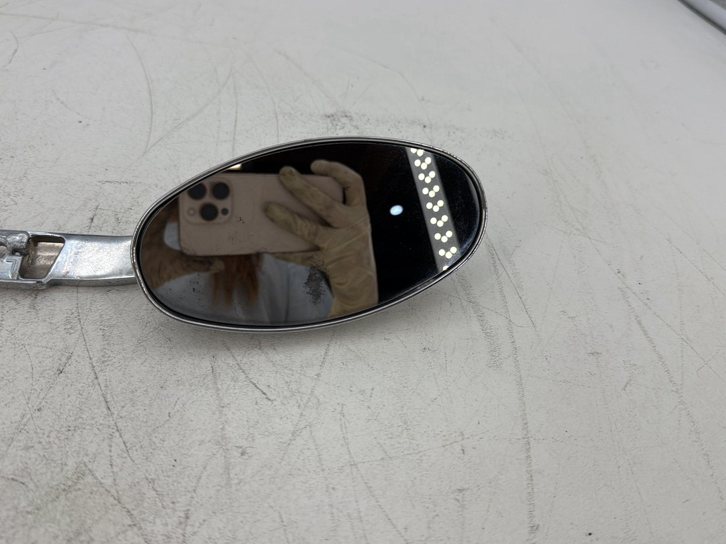 00 Harley Touring FLHTCUI Electra Glide Ultra Left 1 Rear View Mirror Arm Chrome