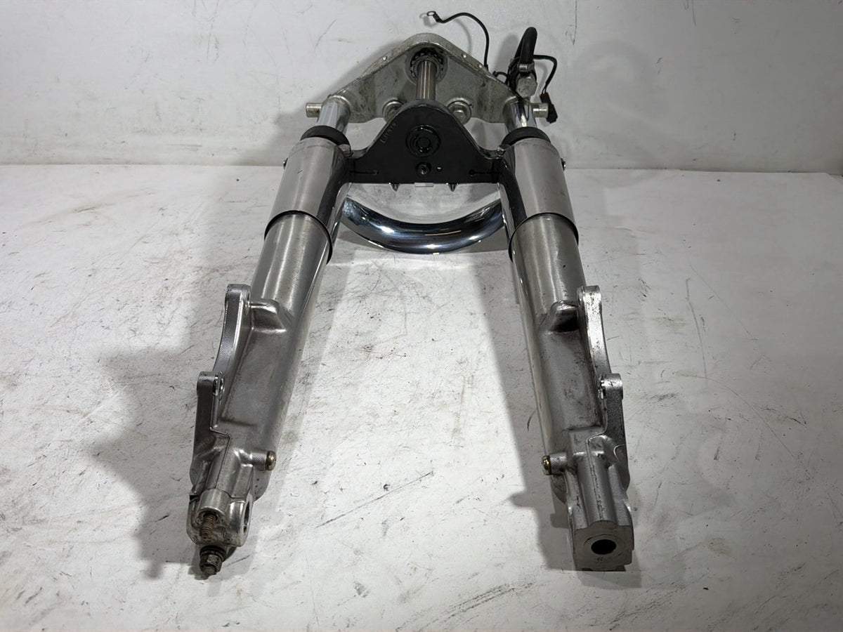 94 Harley Electra Glide Touring Front Triple Tree Set & LH RH Fork Legs Sliders