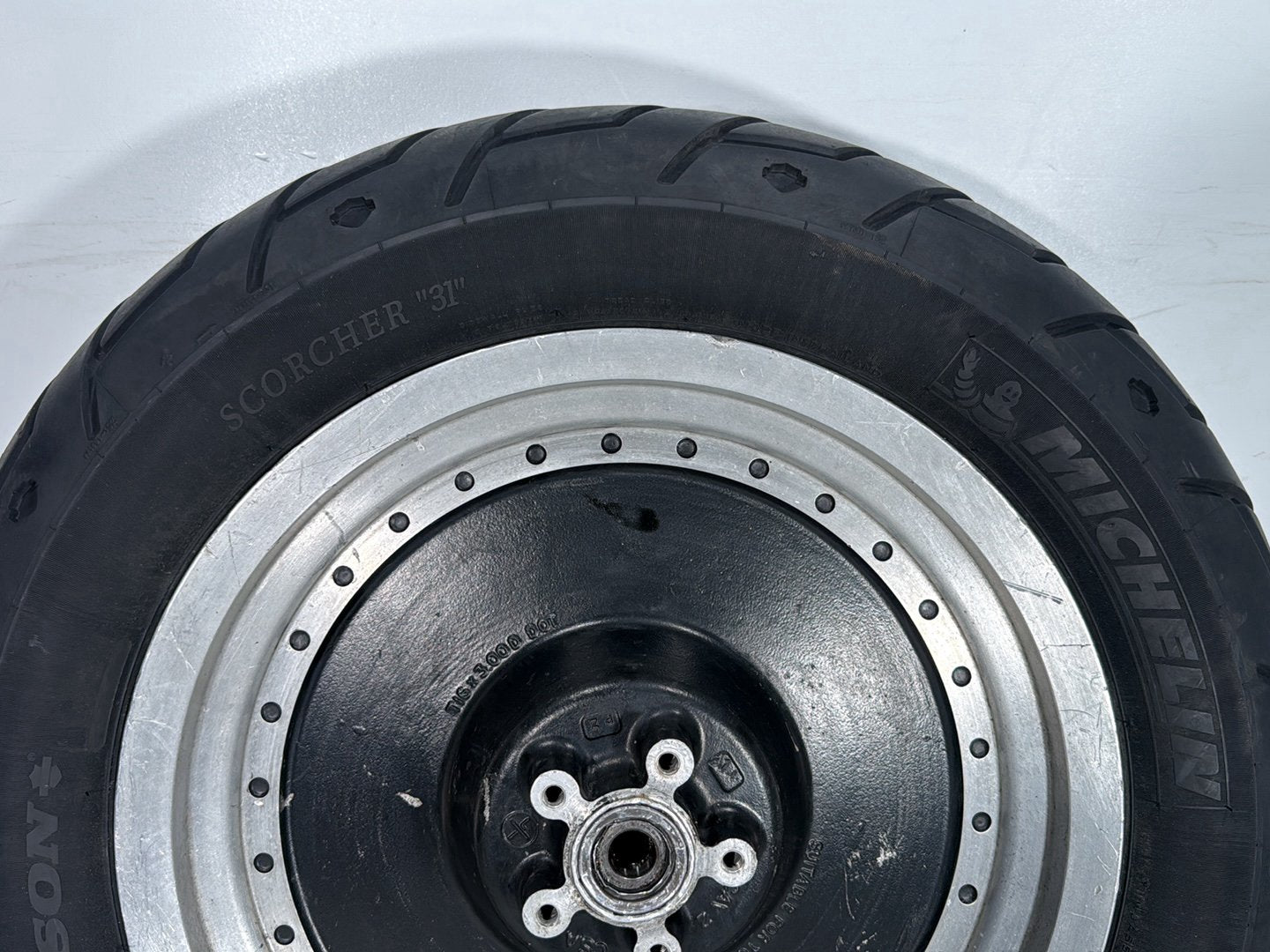 2000 Harley Dyna FXDWG Wide Glide OEM Rear Wheel Rim Tire