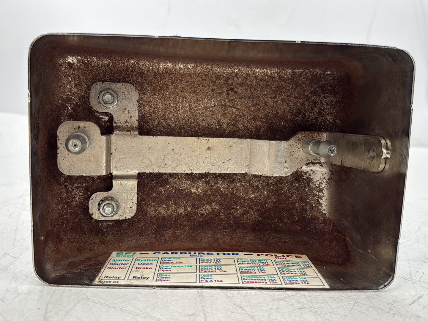 2005 Harley Dyna FXDWG Wide Glide OEM Electrical Side Cover Tray Panel