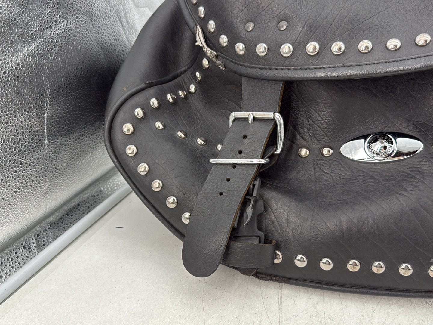 1997 Harley Softail Heritage Classic Rear Left Right Saddlebags Luggage Leather