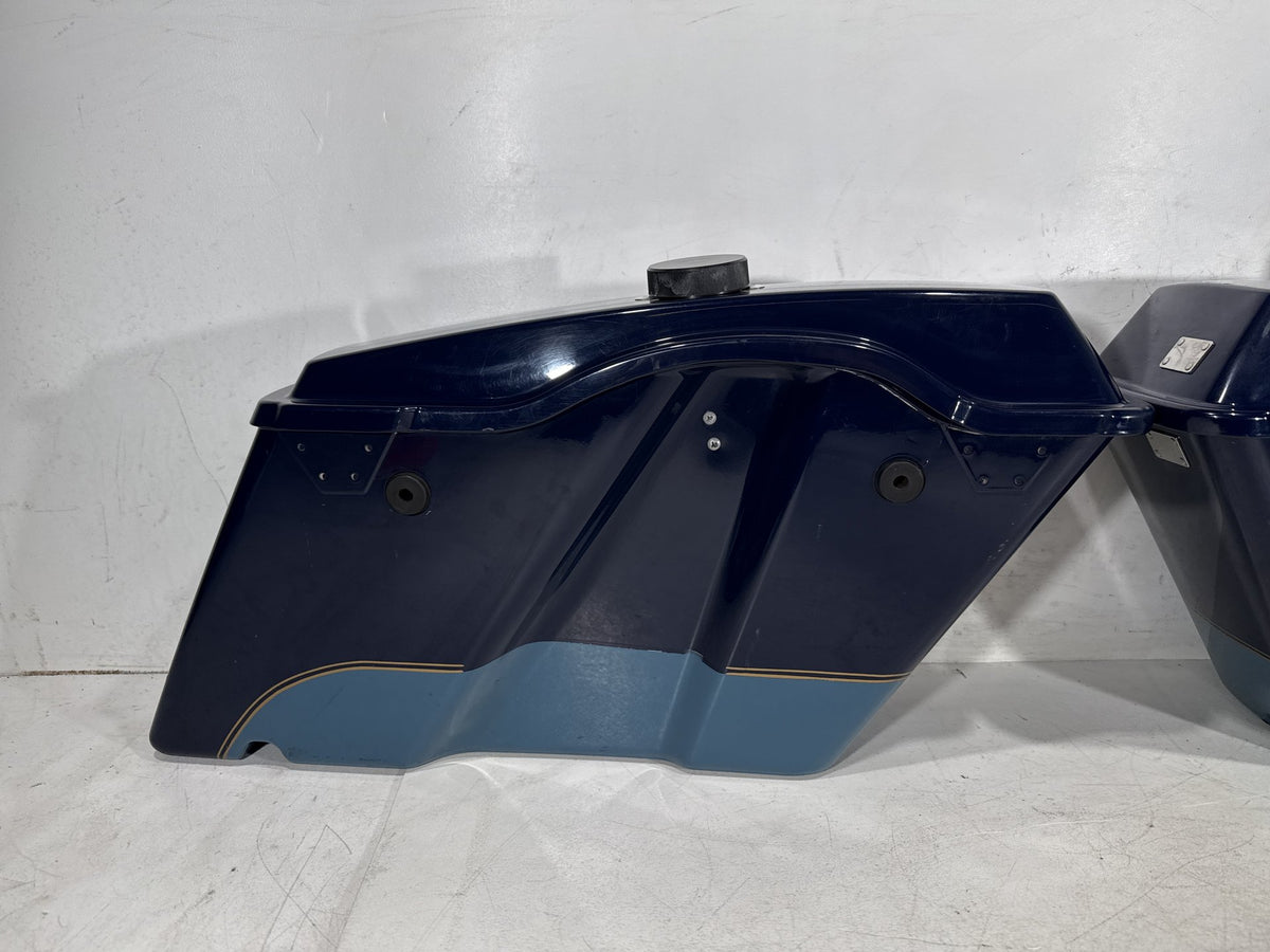 2011 Harley Electra Glide Touring Police OEM Left Right Saddlebags Luggage NOKey