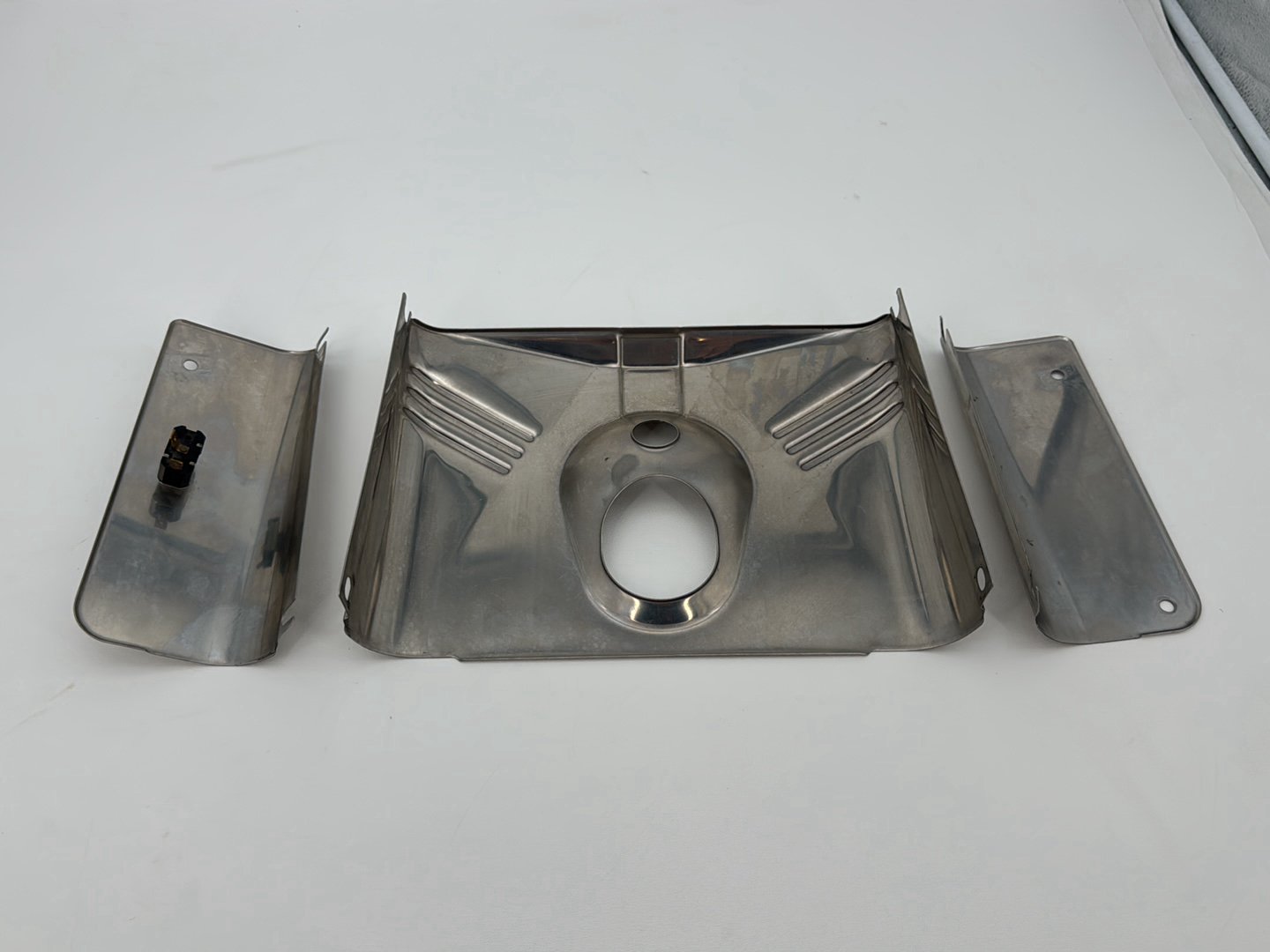 2007 Harley Softail Heritage Classic FLSTC OEM Front Left Right Fork Tube Slider Guard Covers