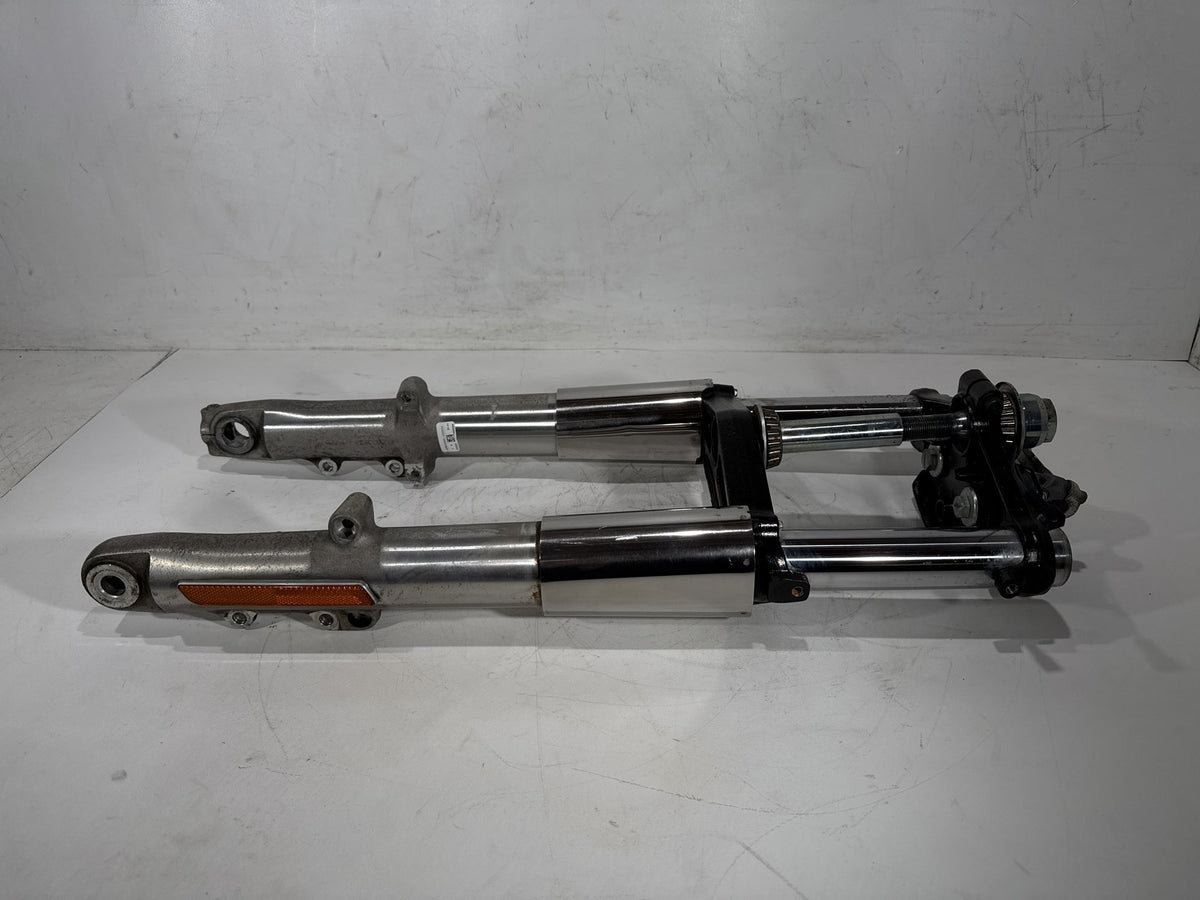 14 Harley Electra Touring Ultra Front Triple Tree Set & LH RH Fork Legs Sliders