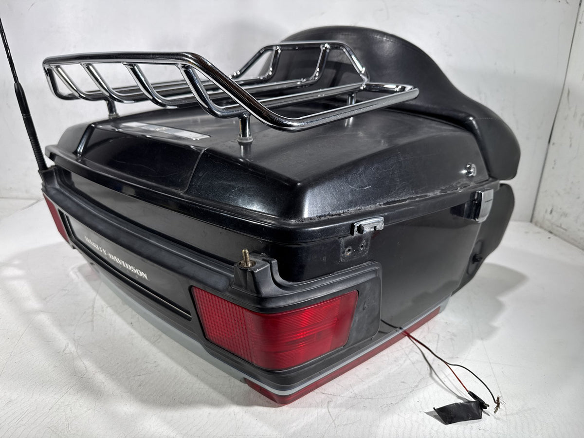 2012 Harley Electra Glide Touring Ultra OEM Pass Backrest Tour Pak Luggage NOKey