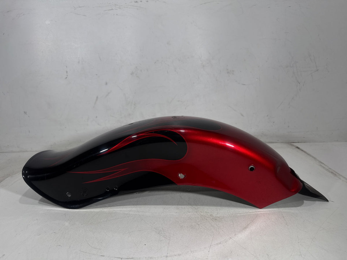 1994 Harley Softail Custom FXSTC OEM Rear Wheel Fender Panel Flames 59914-86A