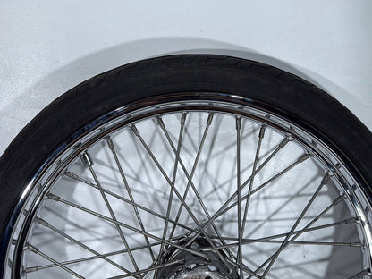 2000 Harley Dyna FXDWG Wide Glide OEM Front Wheel Rim Tire Spoked