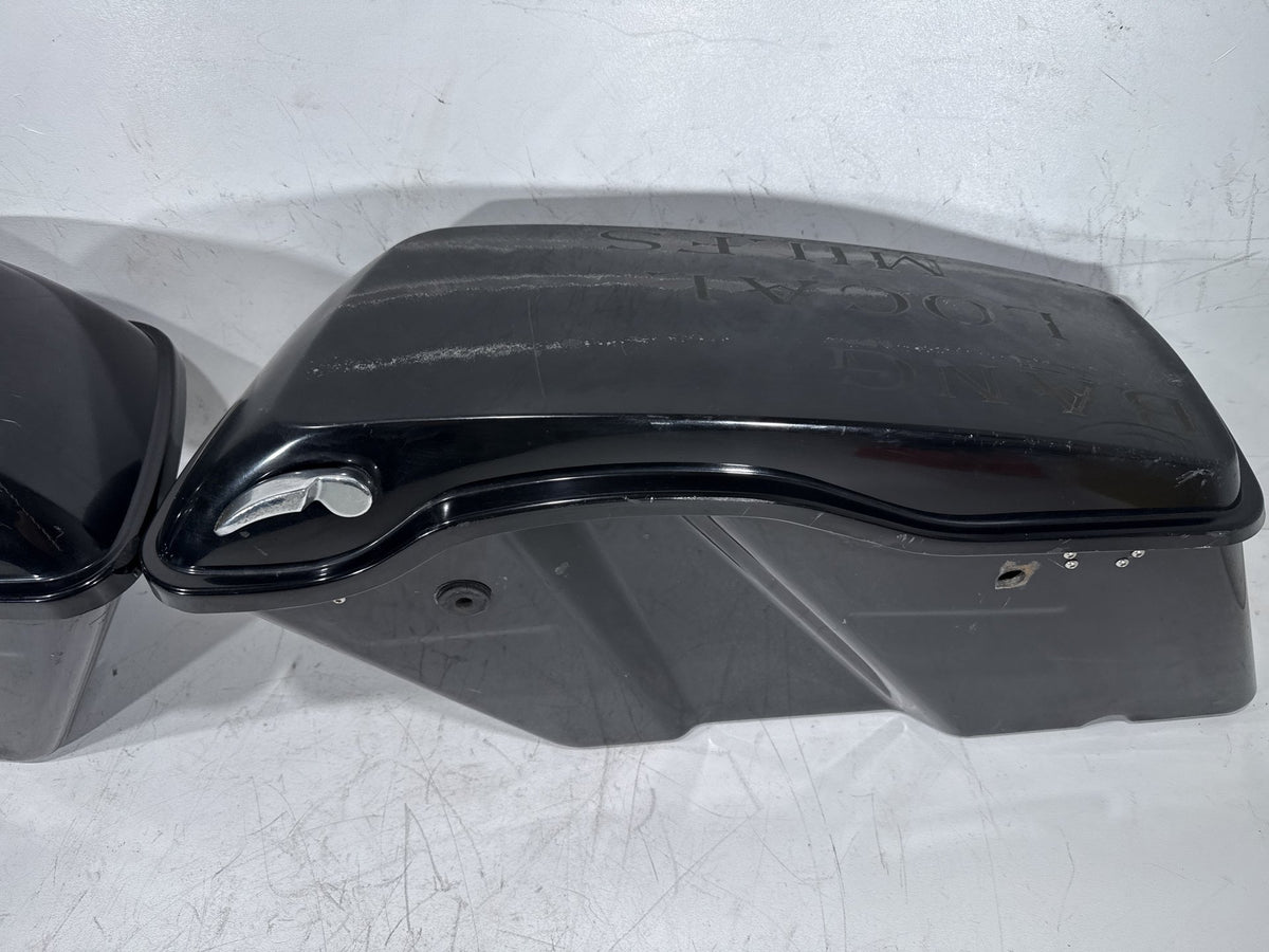 11 Harley Street Glide Touring FLHX-103 OEM Left Right Saddlebags Luggage NOKey