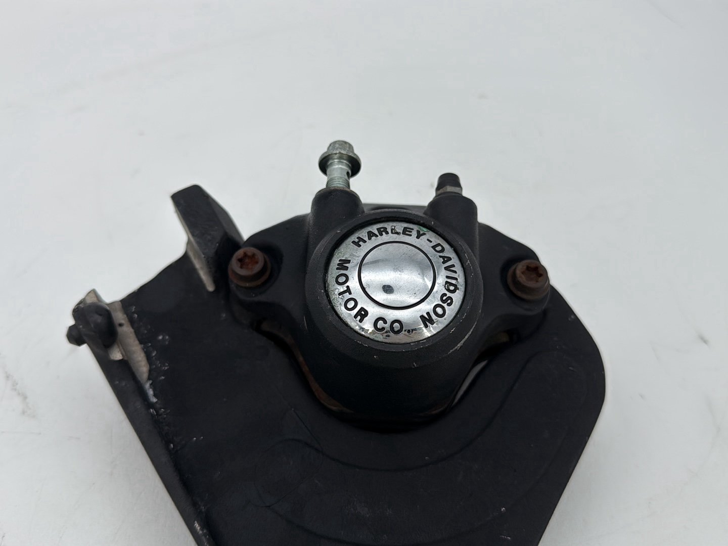 1993 Harley Sportster XLH883H Hugger 883 OEM Rear Back Brake Caliper w/ Bracket