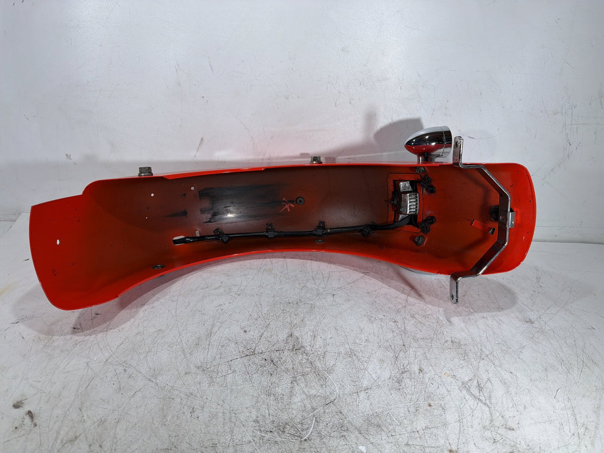 2004 Harley Electra Glide CVO Screamin OEM Rear Wheel Fender & Turn Signals Bar