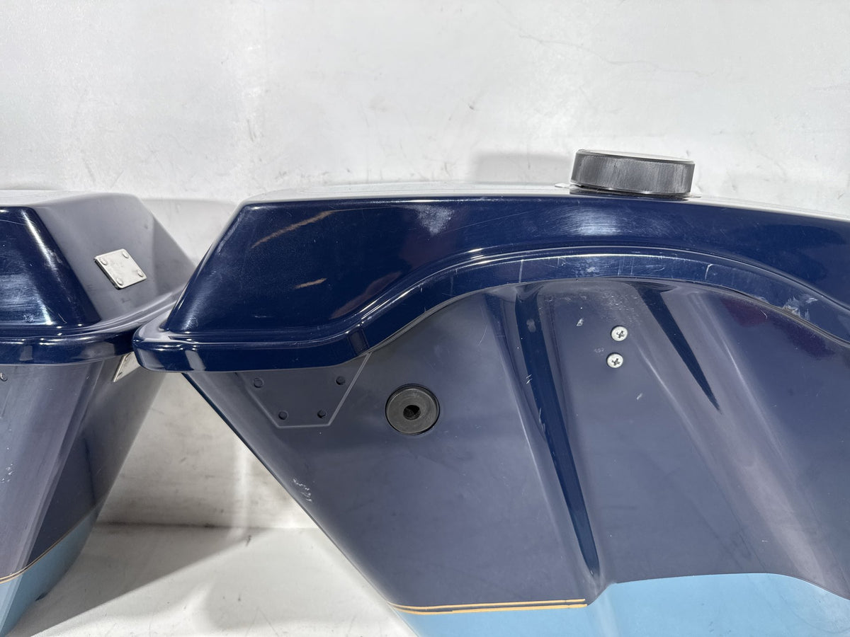2011 Harley Electra Glide Touring Police OEM Left Right Saddlebags Luggage NOKey