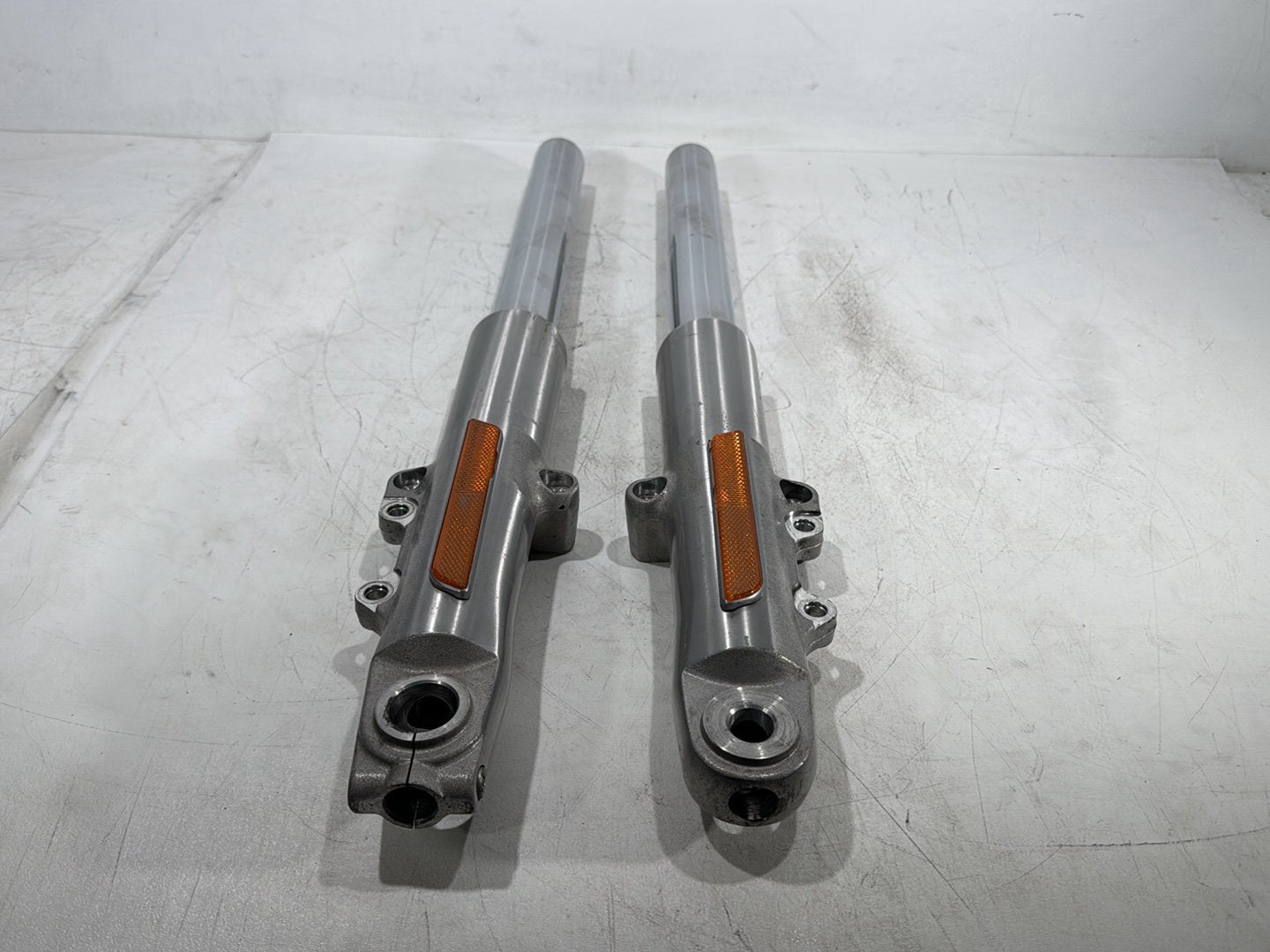 2015 Harley Road Glide Touring FLTRXS OEM Front Left & Right Fork Legs Sliders