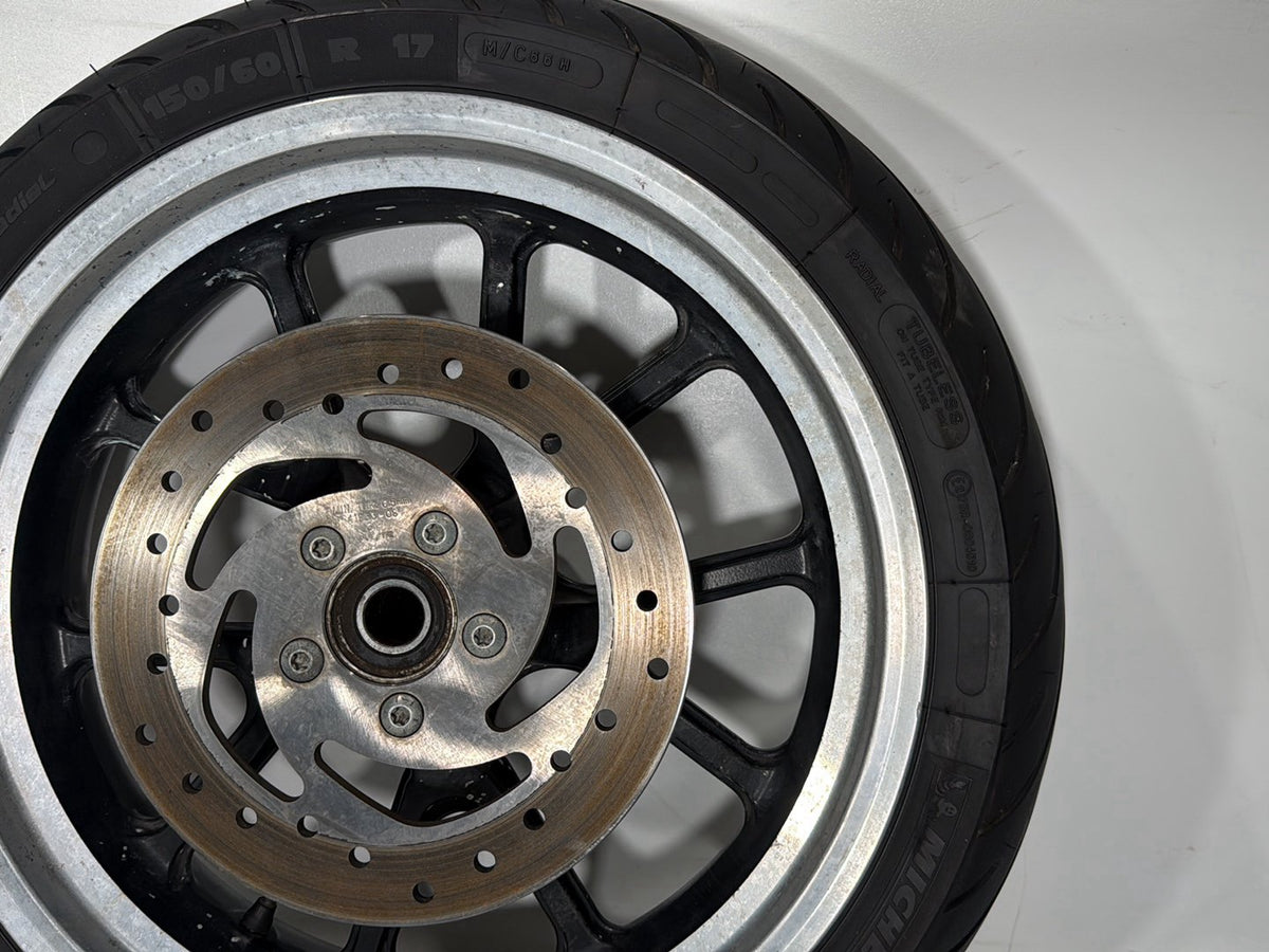 2014 Harley Sportster XL883L 883 SuperLow OEM Rear Wheel Rim Tire 150/60R17, 17"