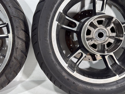 2015 Harley Road Glide Touring FLTRXS OEM Front & Rear Wheel Rim Tire