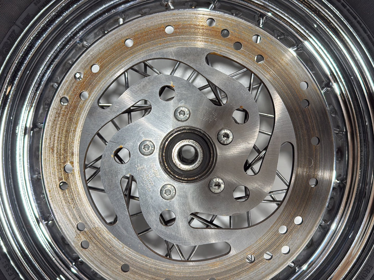 2005 Harley Heritage Softail Front Rear Wheel Rim Tire 130/90B16 150/80B16