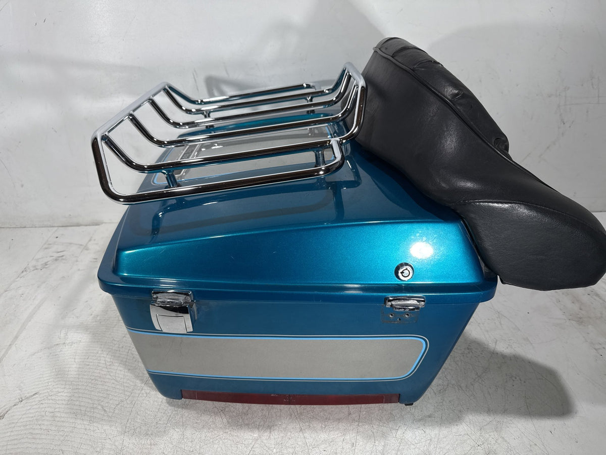 1995 Harley Electra Glide Touring FLHT OEM Pass Backrest Tour Pak Luggage NOKey