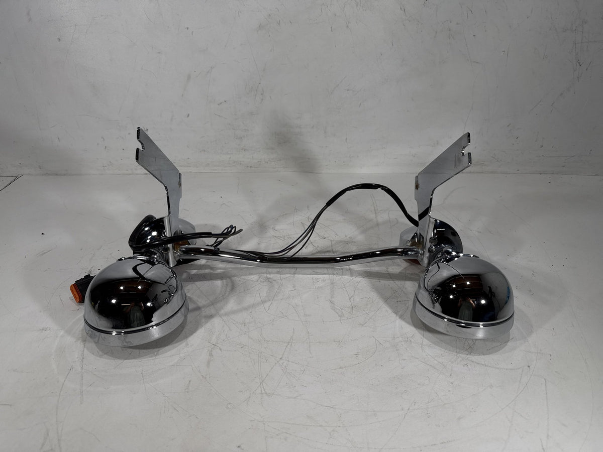 96 Harley Electra Glide Touring Ultra Front Turn Signal Indicators Aux Light Bar